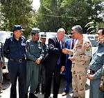 امريکا چهار دستگاۀ اسکن پيشرفته و سيار به پوليس افغانستان کمک کرد